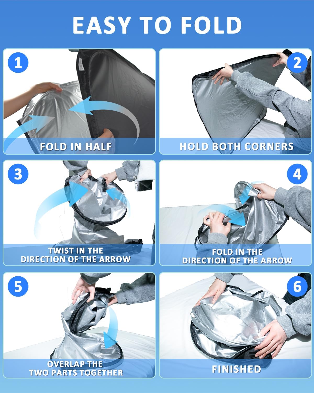 Thumbnail 5 de Tacoma Sun Shade 4-Layer 240T 2016-2026