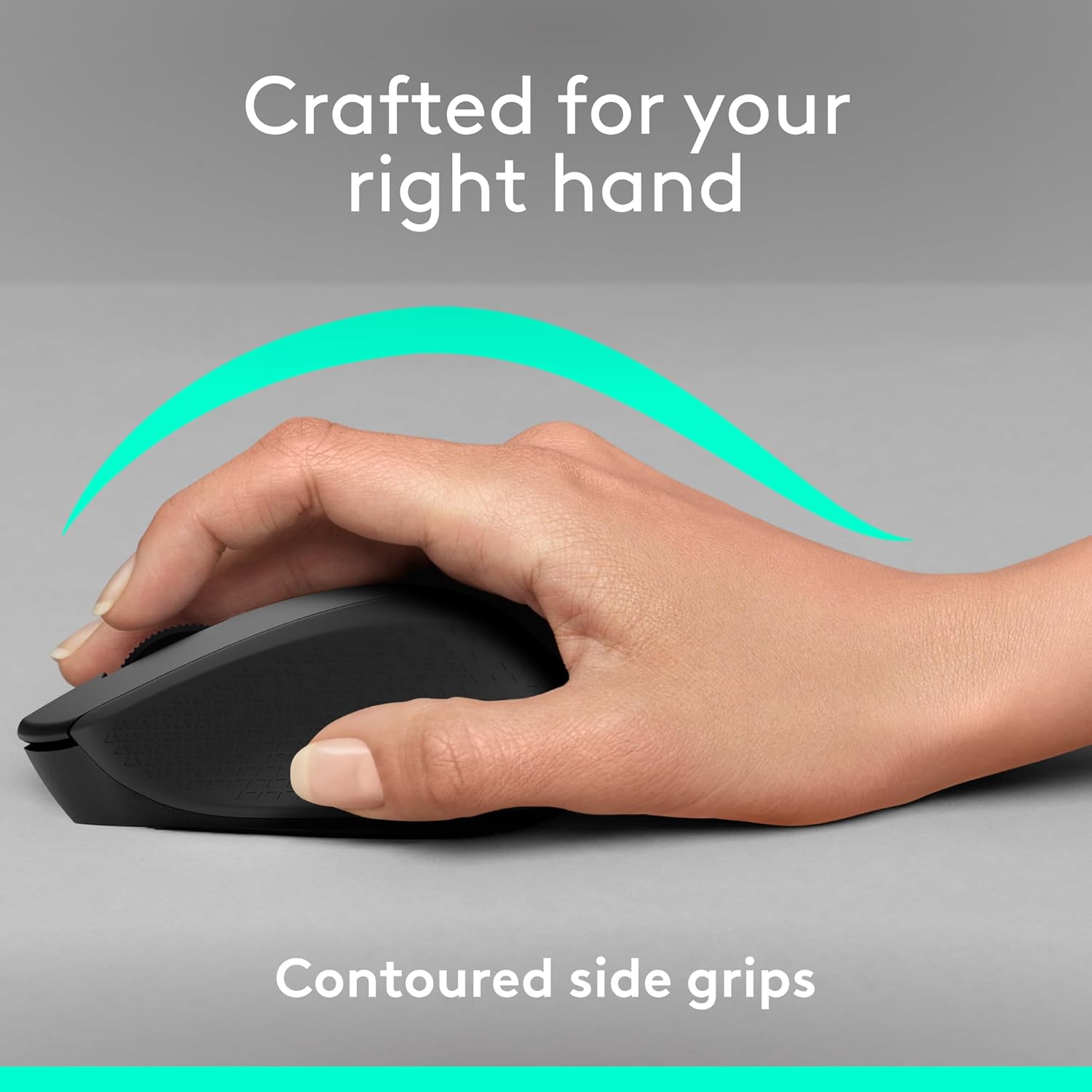 Thumbnail 2 de Logitech M330 Silent Plus Wireless Mouse, 2.4 GHz, 1000 dpi, Black