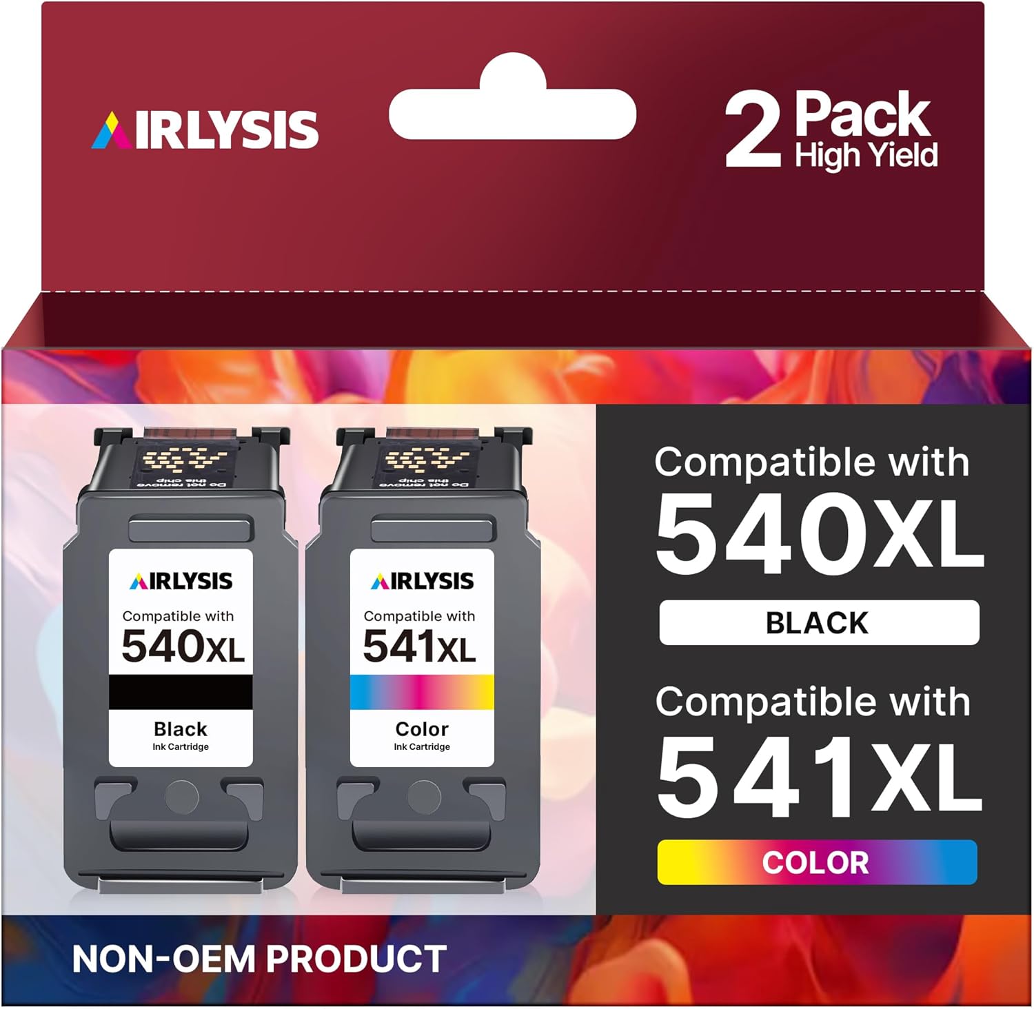 AIRLYSIS PG-540XL CL-541XL cartouche 610 pages 🖨️