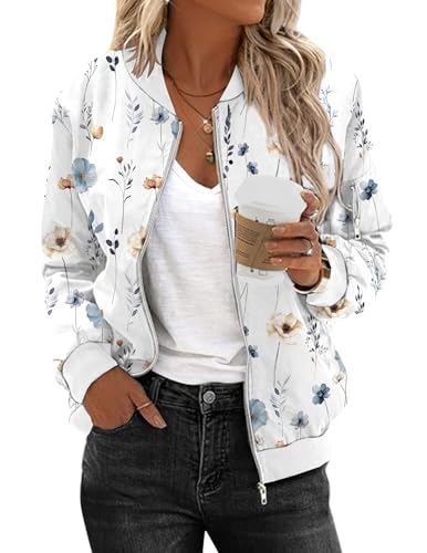 Detalle de Zeagoo Veste Bomber Femme ⚙