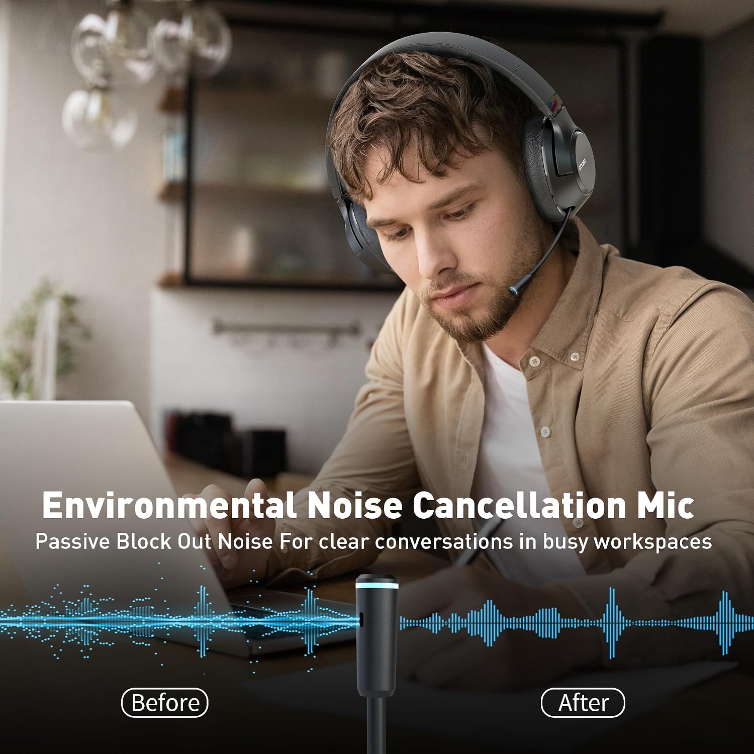 Thumbnail 1 de COOSII H300 Wireless Headphones 8 oz