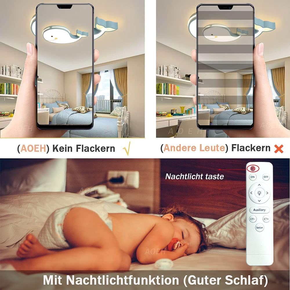 Thumbnail 5 de AOEH LED Deckenleuchte 60CM – Kronleuchter- oder Deckenlampe für das Kinder- und Schlafzimmerambiente