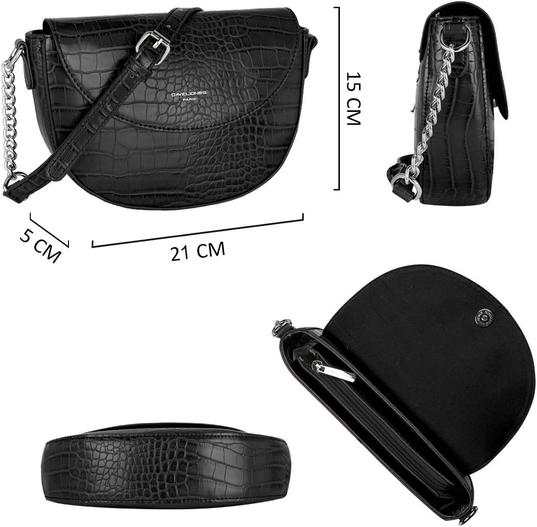 Thumbnail 5 de David Jones - Elegante Bolso Bandolera Cocodrilo Mujer
