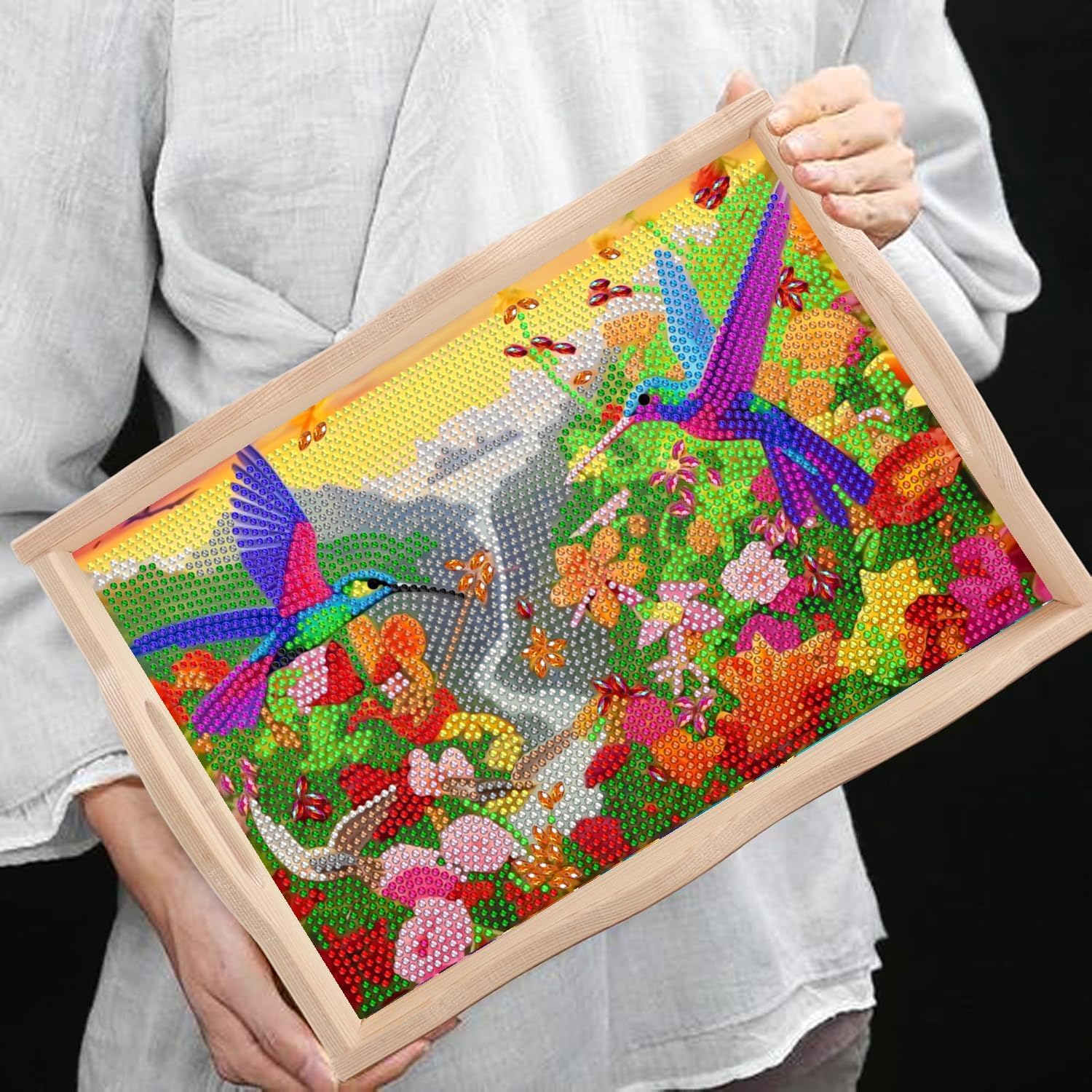 Thumbnail 4 de DOTSOPS Diamond Painting Serving Tray 7.8 x 11.8 in