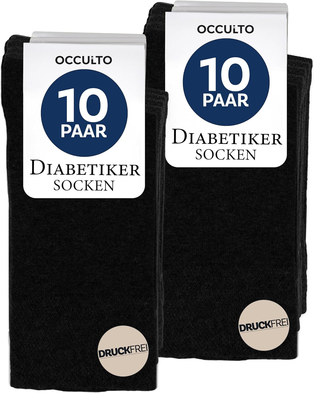 Detalle de Diabetikersocken ohne Naht, 10 Paar