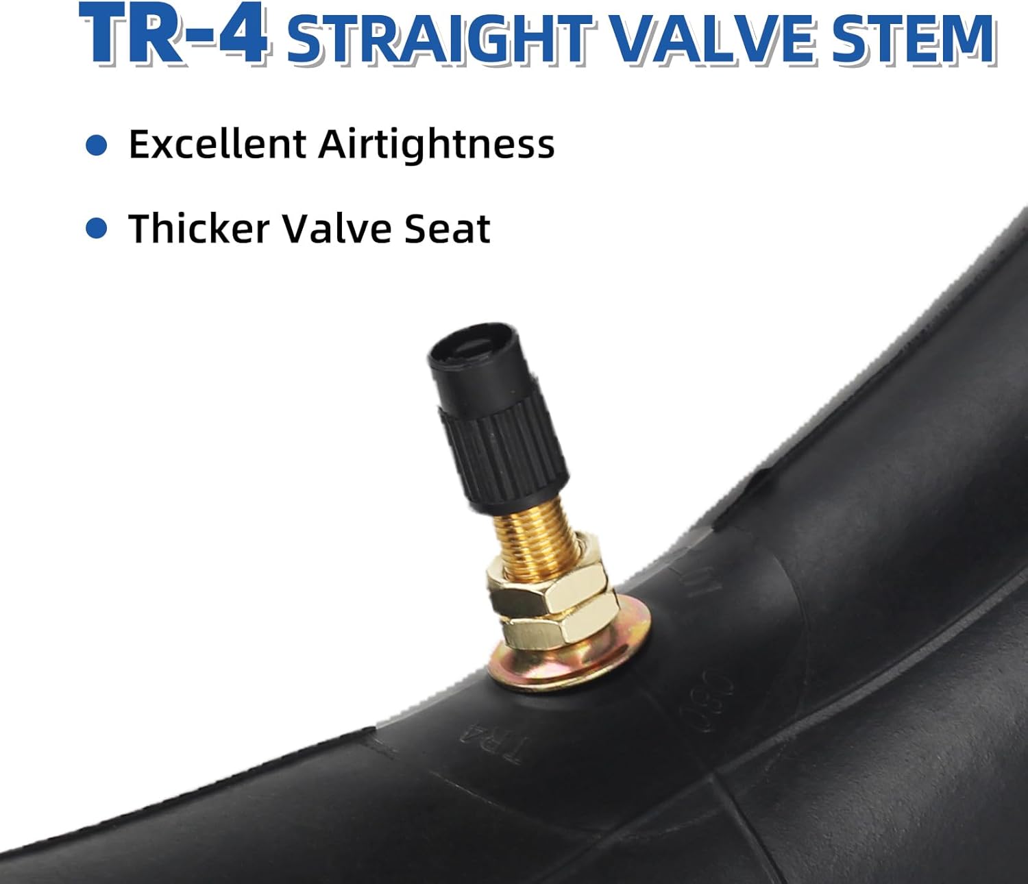 Detalle de GICOOL 2.50/2.75-14” Dirt Bike Inner Tubes (2 Pack) with TR4 Valve Stem