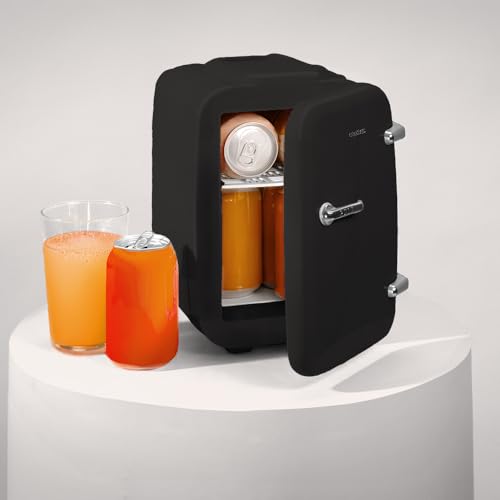 Detalle de Cecotec Mini Nevera Bolero MiniCooling 4L Habana Black: 12V-220V para coche y caravanas