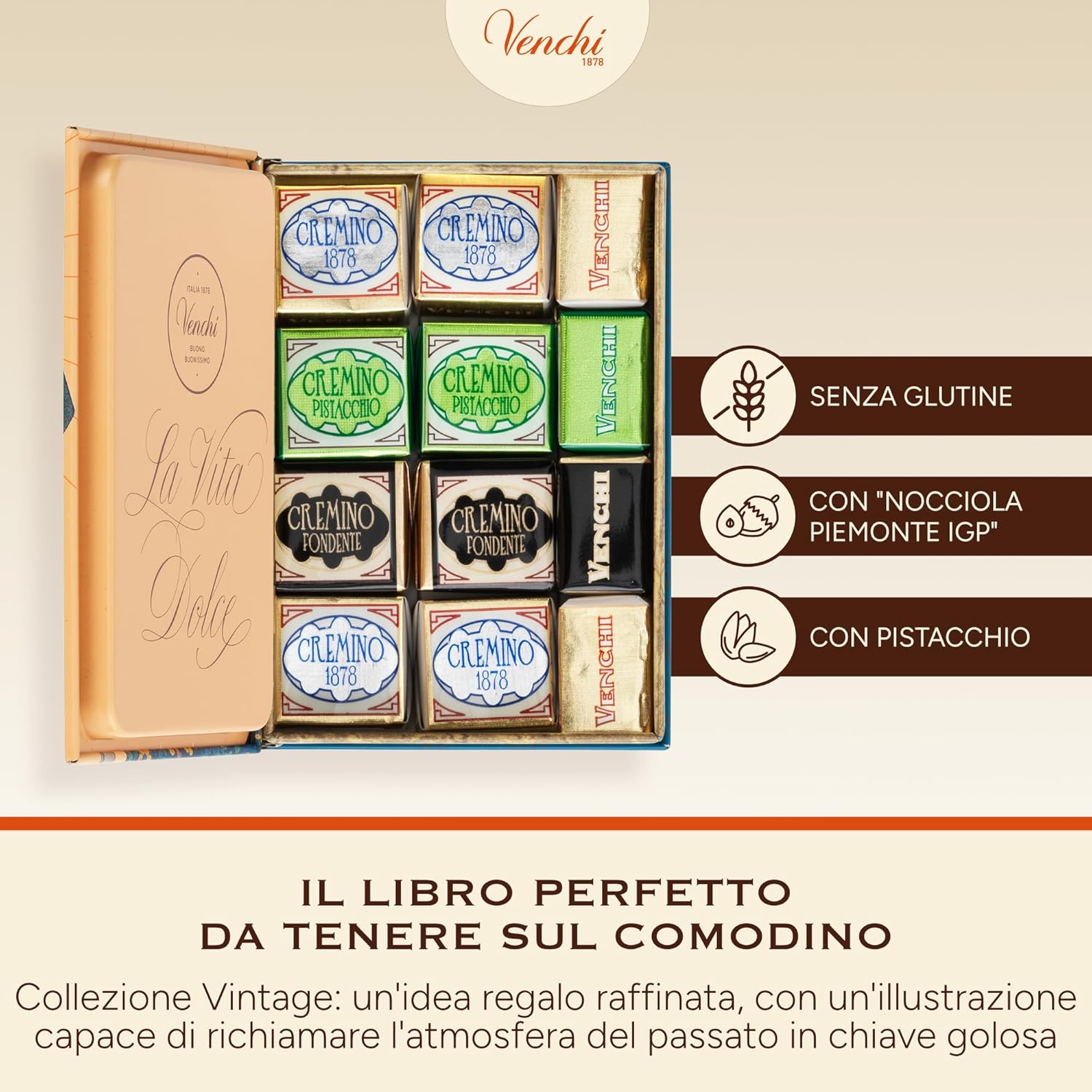 Thumbnail 3 de Venchi Mini Libro cioccolatini 1878 da 127 g