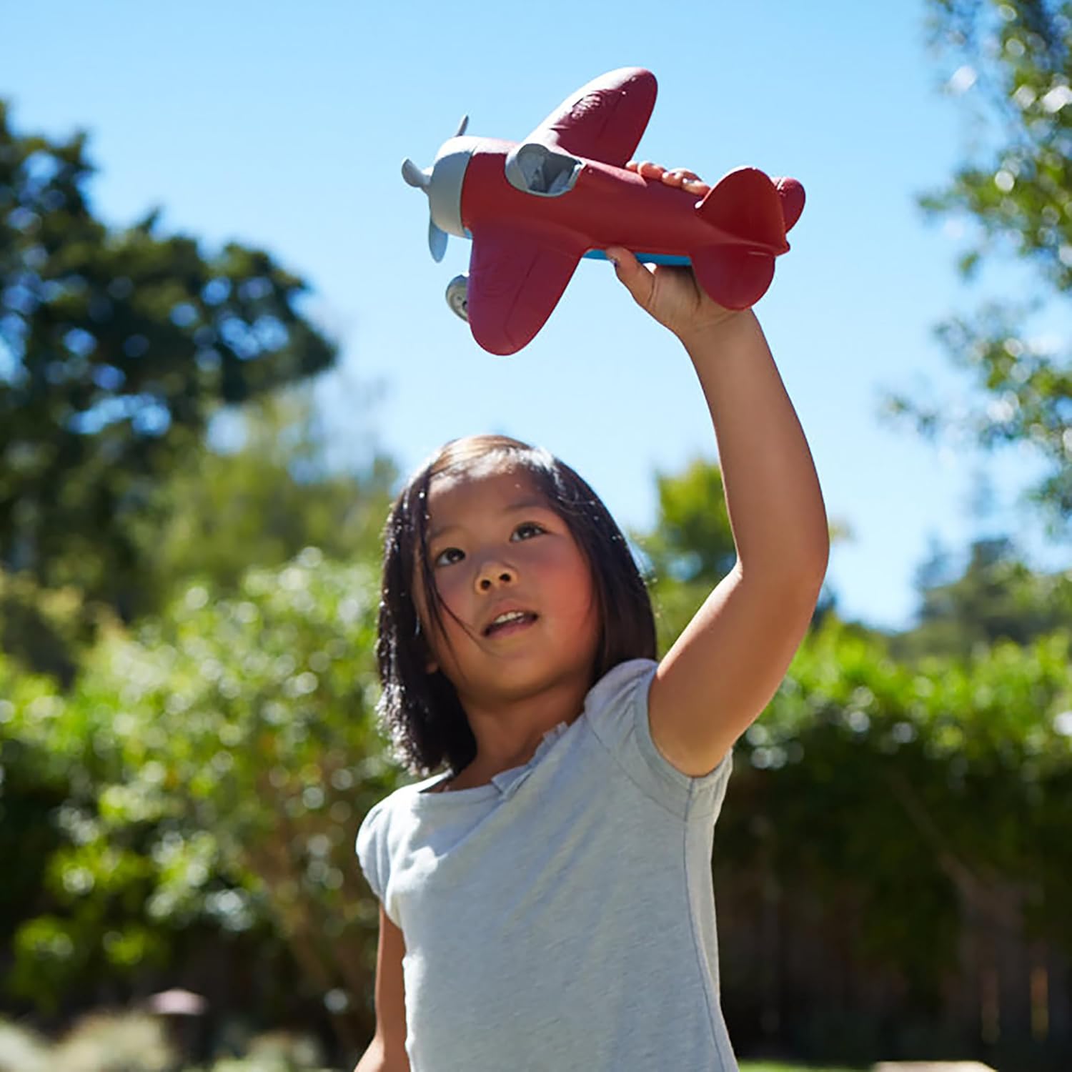 Detalle de Green Toys Airplane Red toy plane for kids ✈