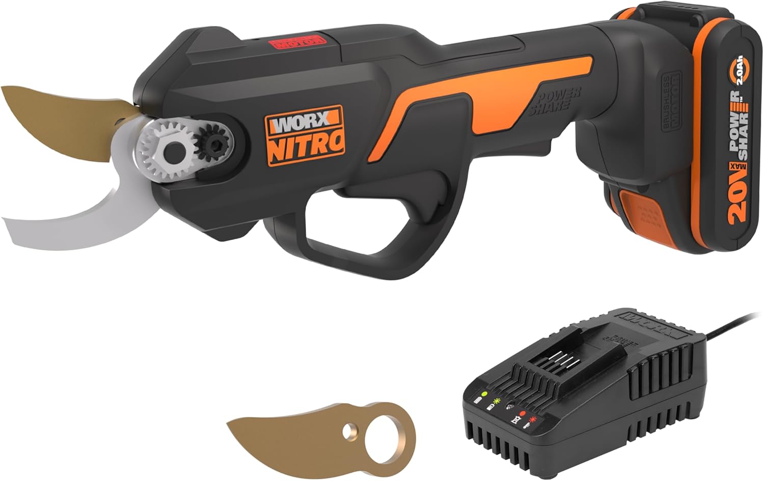 Detalle de WORX NITRO 18V Cesoia elettrica WG330E 25 mm