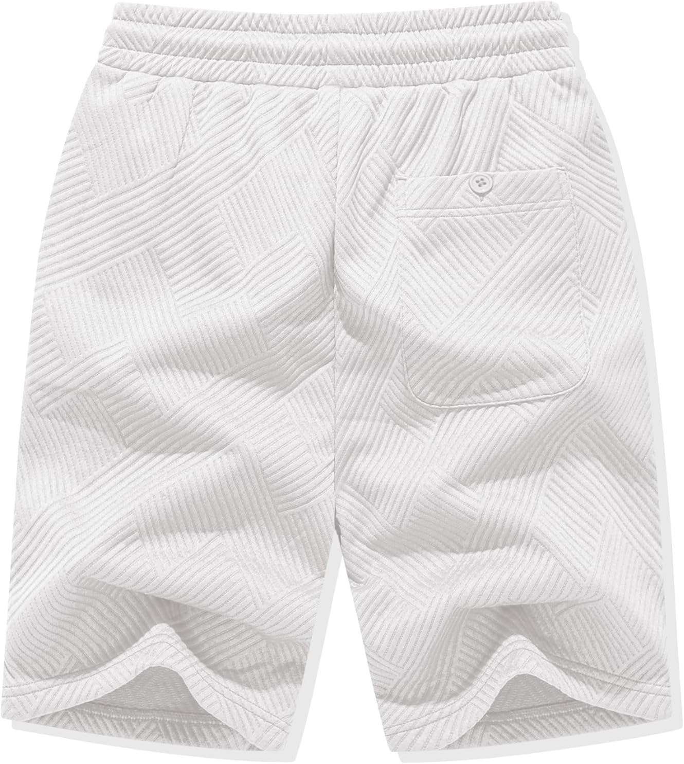 Thumbnail 6 de JMIERR Herren Textur Kurze Hosen mit 3 Taschen – Locker sitzende Sommer-Shorts mit elastischer Taille (2026)