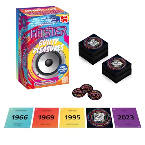Detalle 2 de Hitster Guilty Pleasures EIN Party- und Kartenspiel – Deutsch (DE) von Hitster