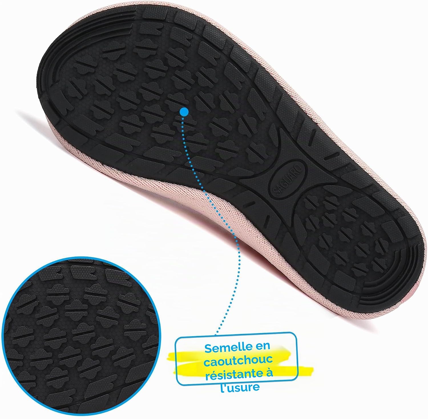 Detalle de SAGUARO Chaussures Aquatiques pour Enfant — Légères, respirantes et faciles à enfiler