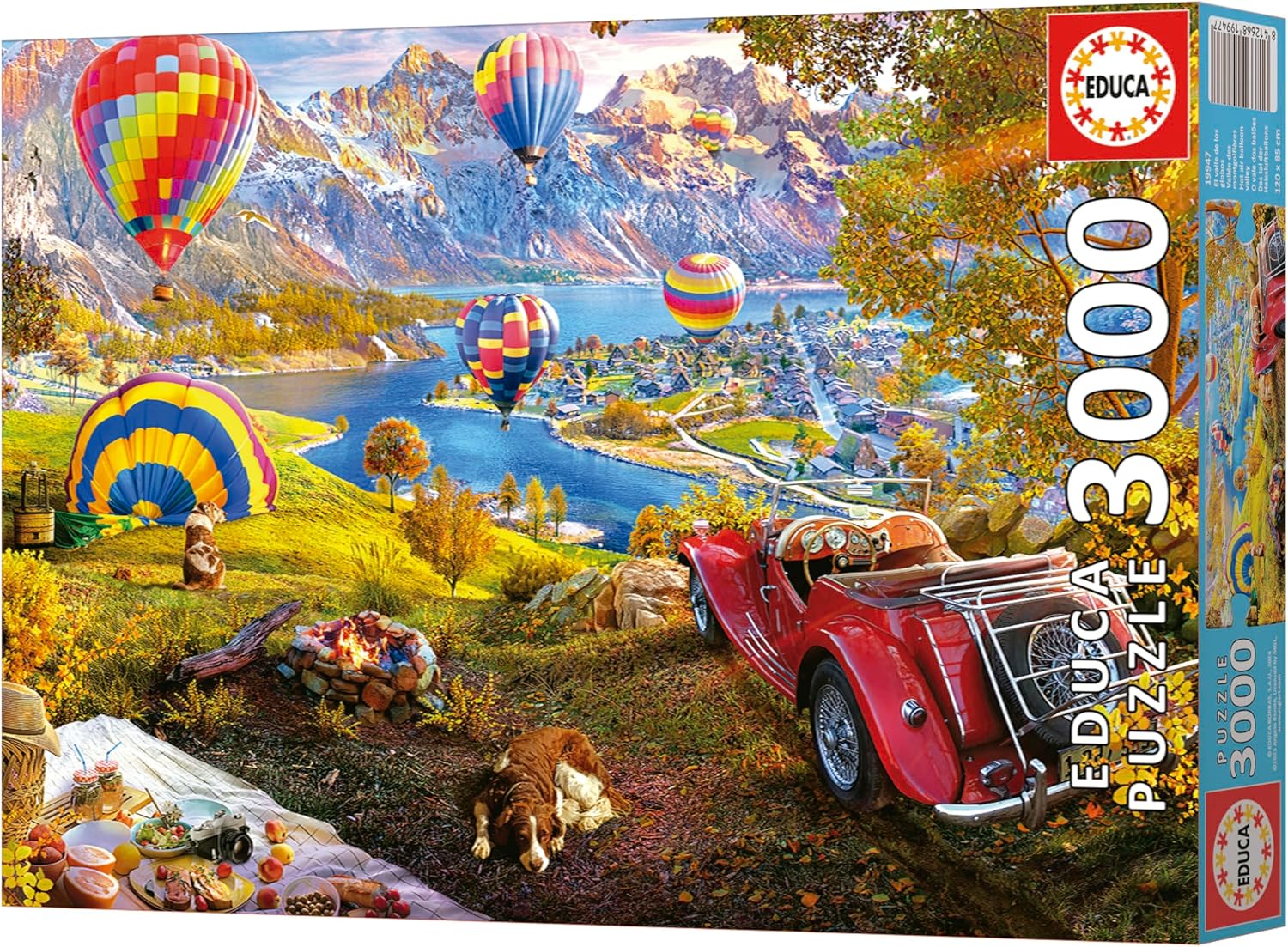 Thumbnail 5 de Educa Puzzle adulte 3000 pièces Vallée des Montgolfières (120 x 85 cm)