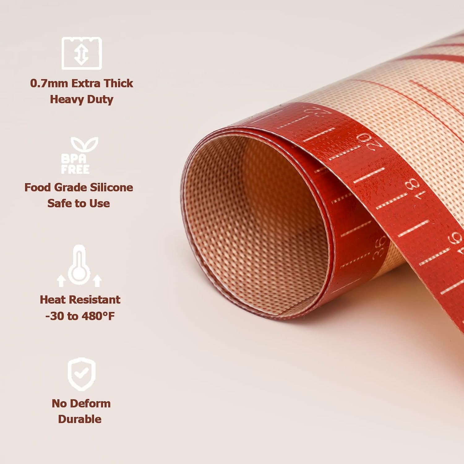 Detalle 2 de Sapid Silicone Pastry Mat 20 x 28 in