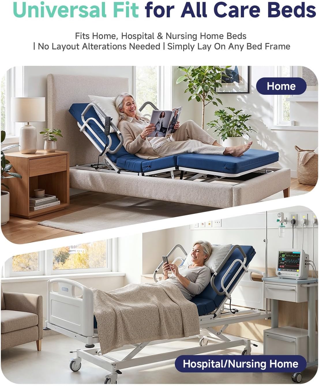 Detalle de Telgome Electric Hospital Bed, 551 lb Capacity