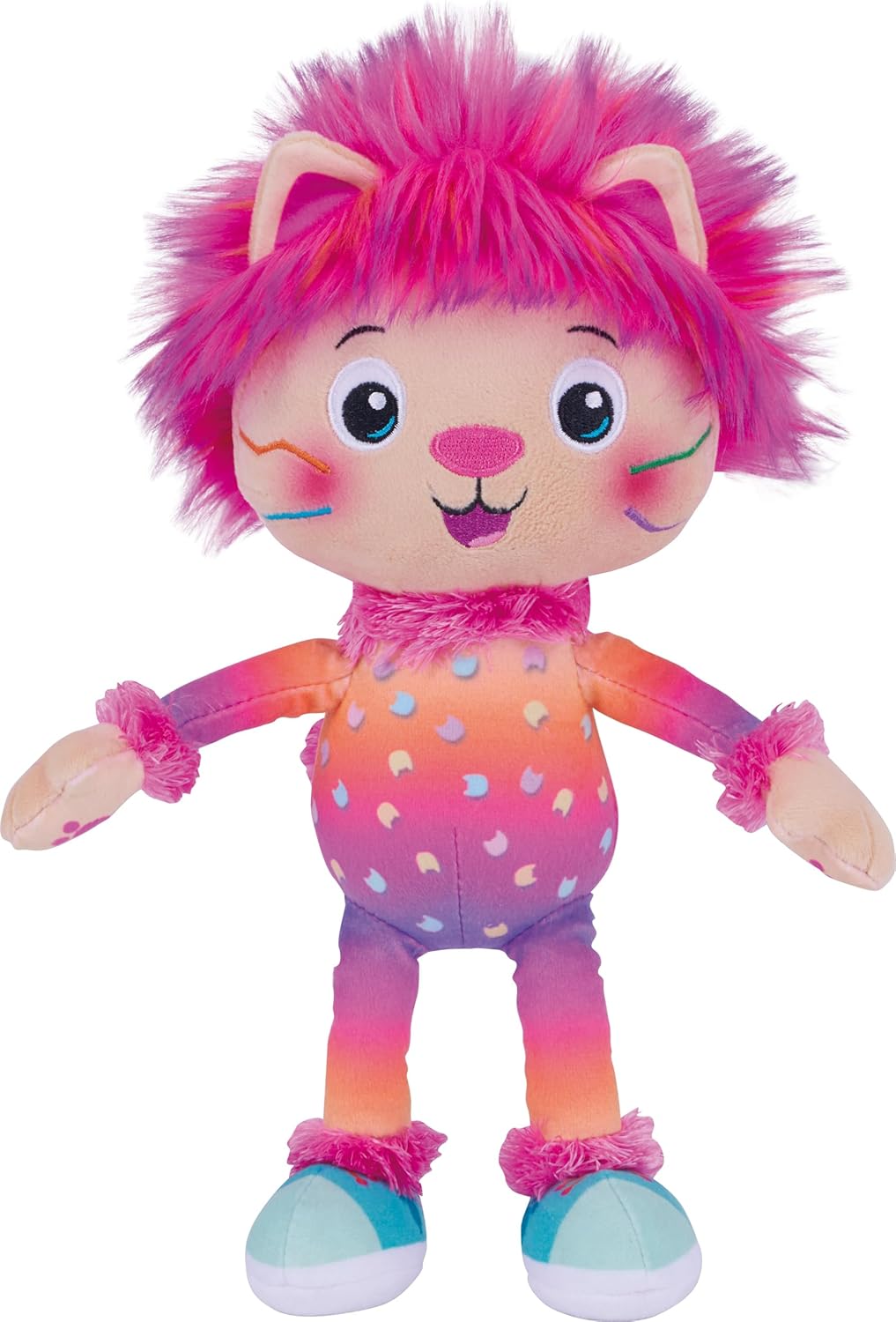 Detalle de Schmidt Spiele 42803 Gabby's Dollhouse Marty, Le Chat de fête – Peluche 27 cm multicolore