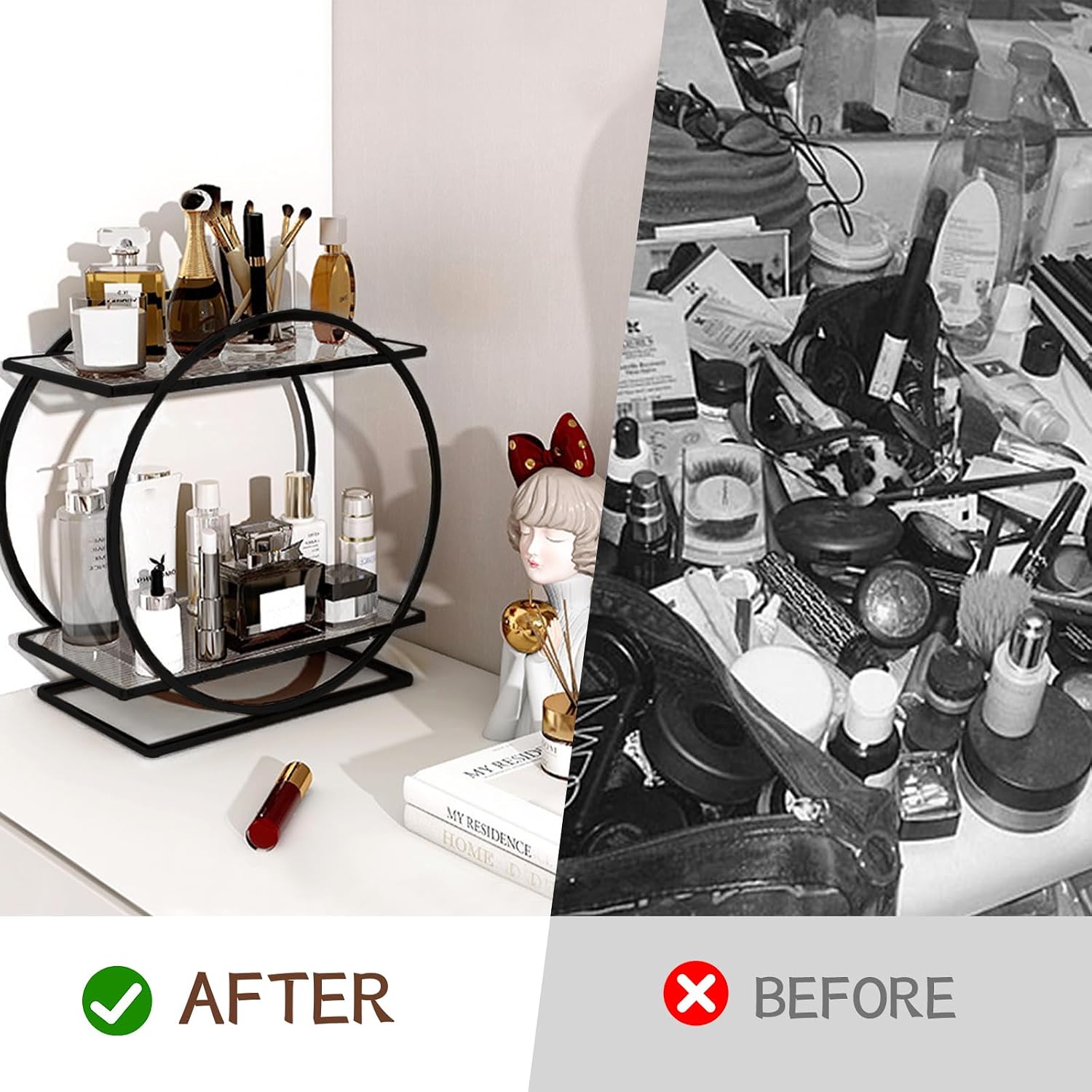 Thumbnail 4 de LZDMY Makeup Organiser 2 Tier