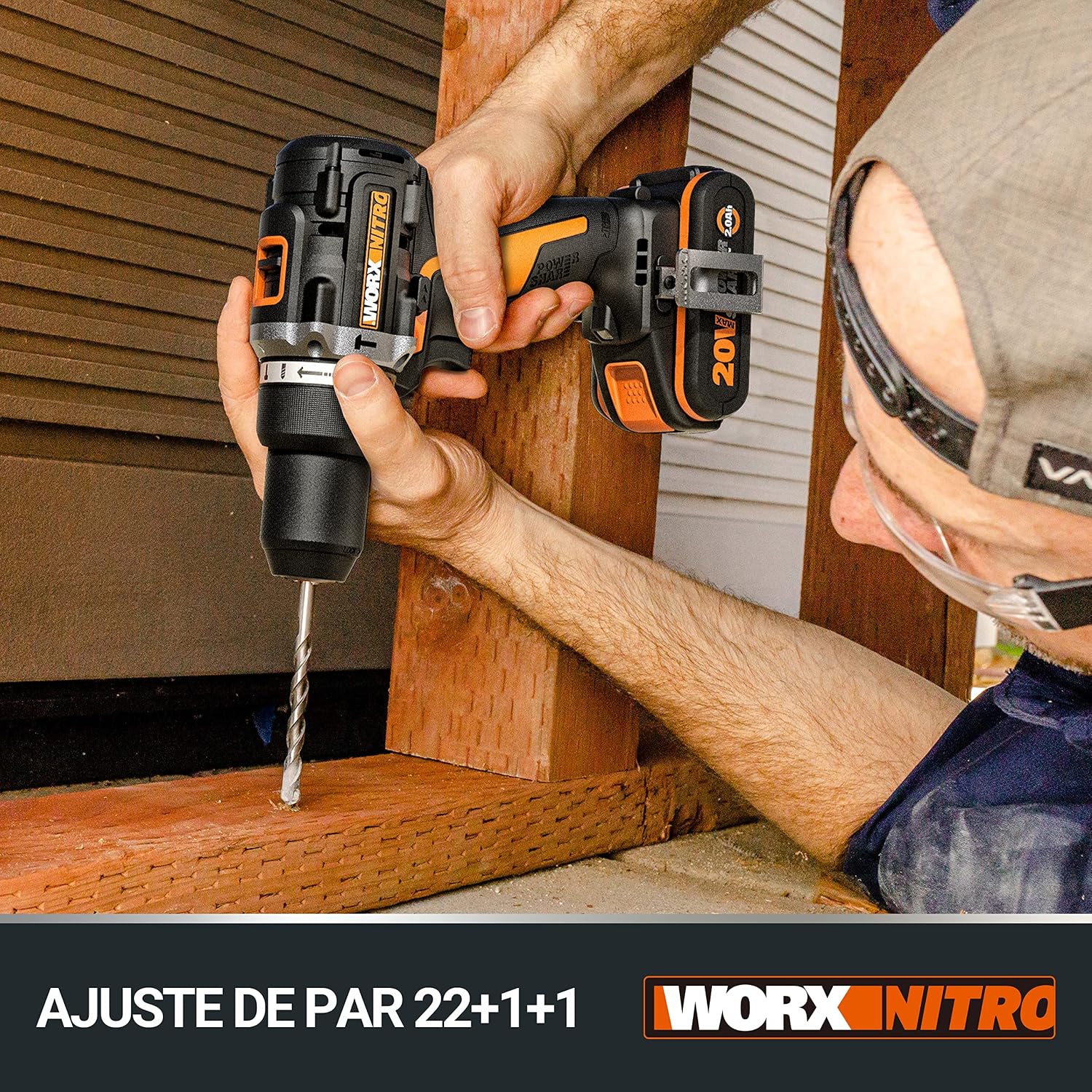 Thumbnail 5 de WORX Taladro Percutor 20V Máx con 2 baterías 🔩
