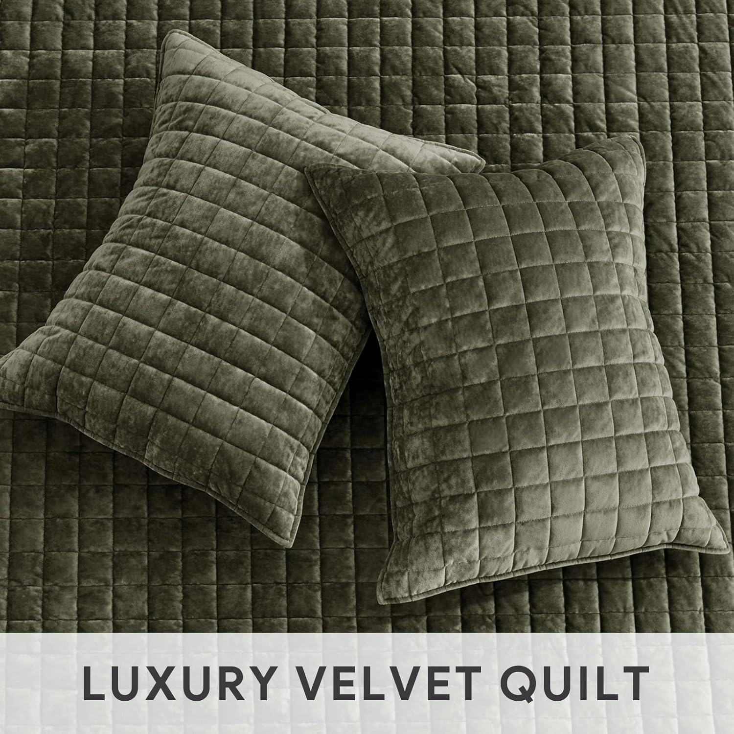 Thumbnail 3 de RECYCO Luxury Velvet Quilt Set King Size