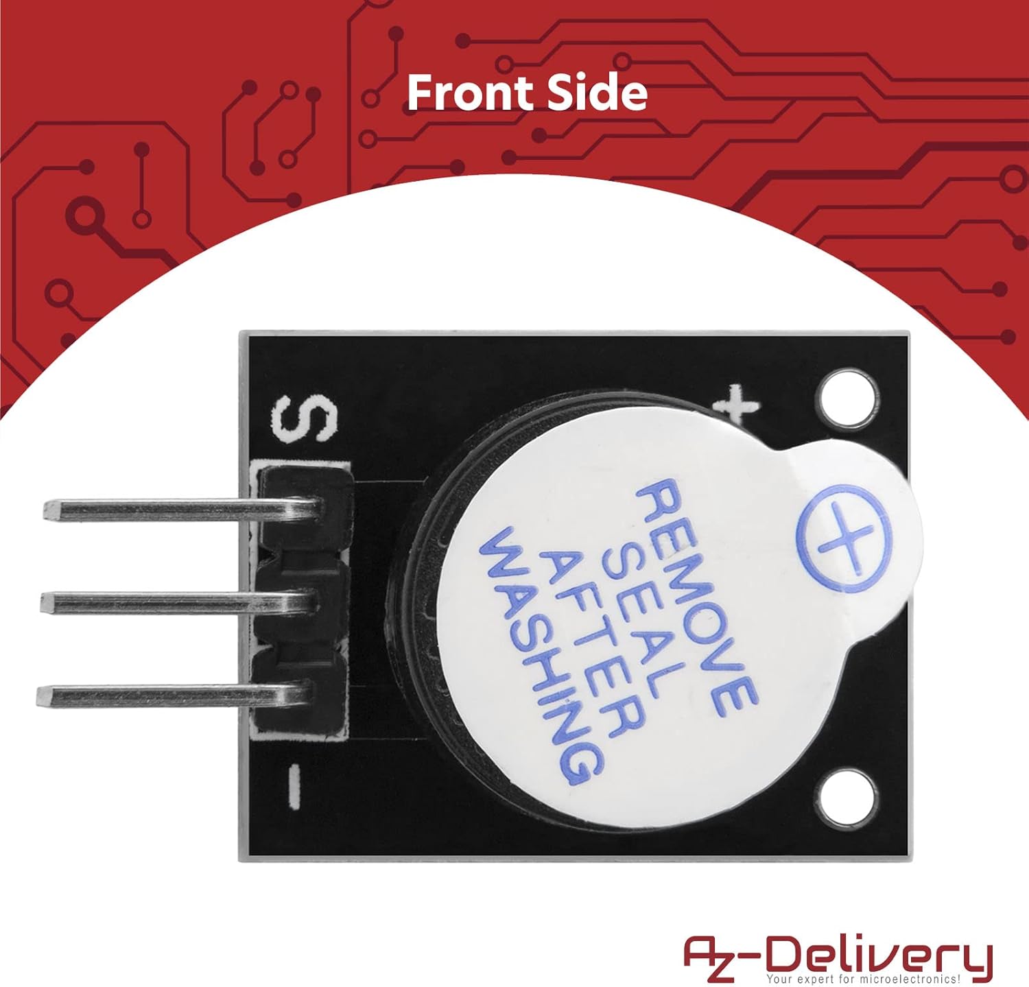 Thumbnail 1 de AZDelivery 3X KY-012 : capteur d’alarme à buzzer piézo actif (module 5 V) pour Arduino et Raspberry Pi