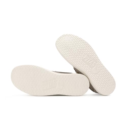 Detalle de WALK IN PITAS WP150 WALLABI WASHED: Mocasines casuales sin cordones en beige para uso urbano