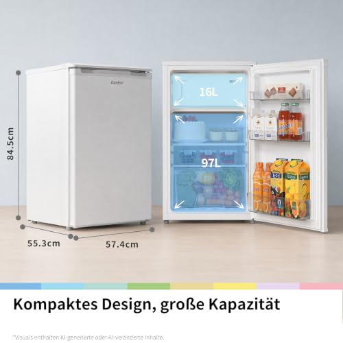 Thumbnail 4 de Comfee Kühlschrank mit Gefrierfach 113 l