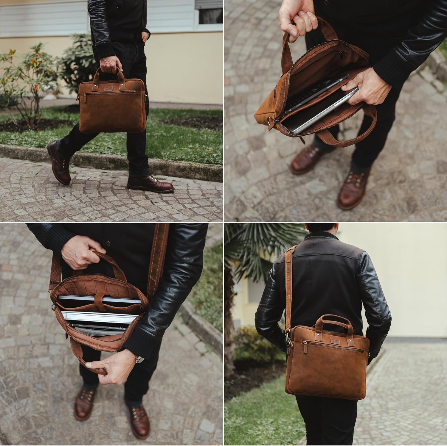 Thumbnail 1 de Baur Tasche Echtleder Laptoptasche 15,3 Zoll