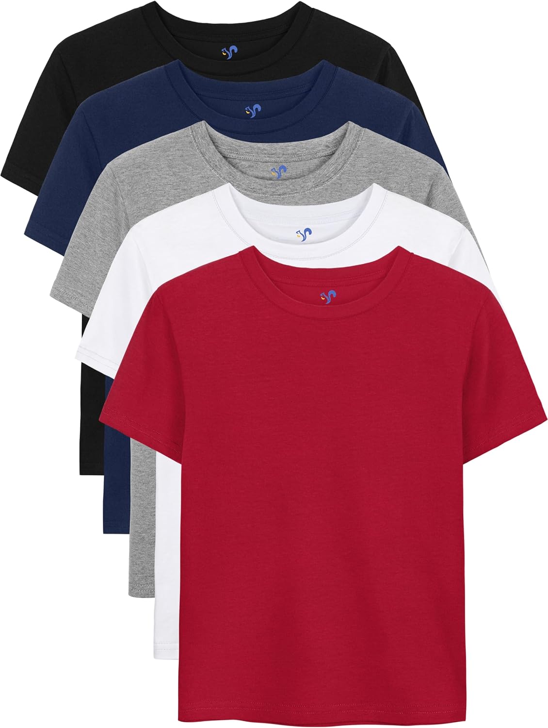 Detalle de Boys' Cotton T-Shirts, 5-Pack