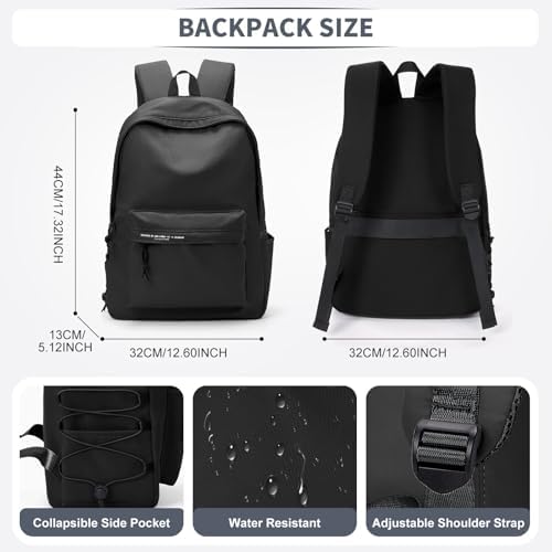 Thumbnail 1 de HYC00 School Backpack: Lightweight, Water-Resistant 18L Rucksack for Teens and Adults