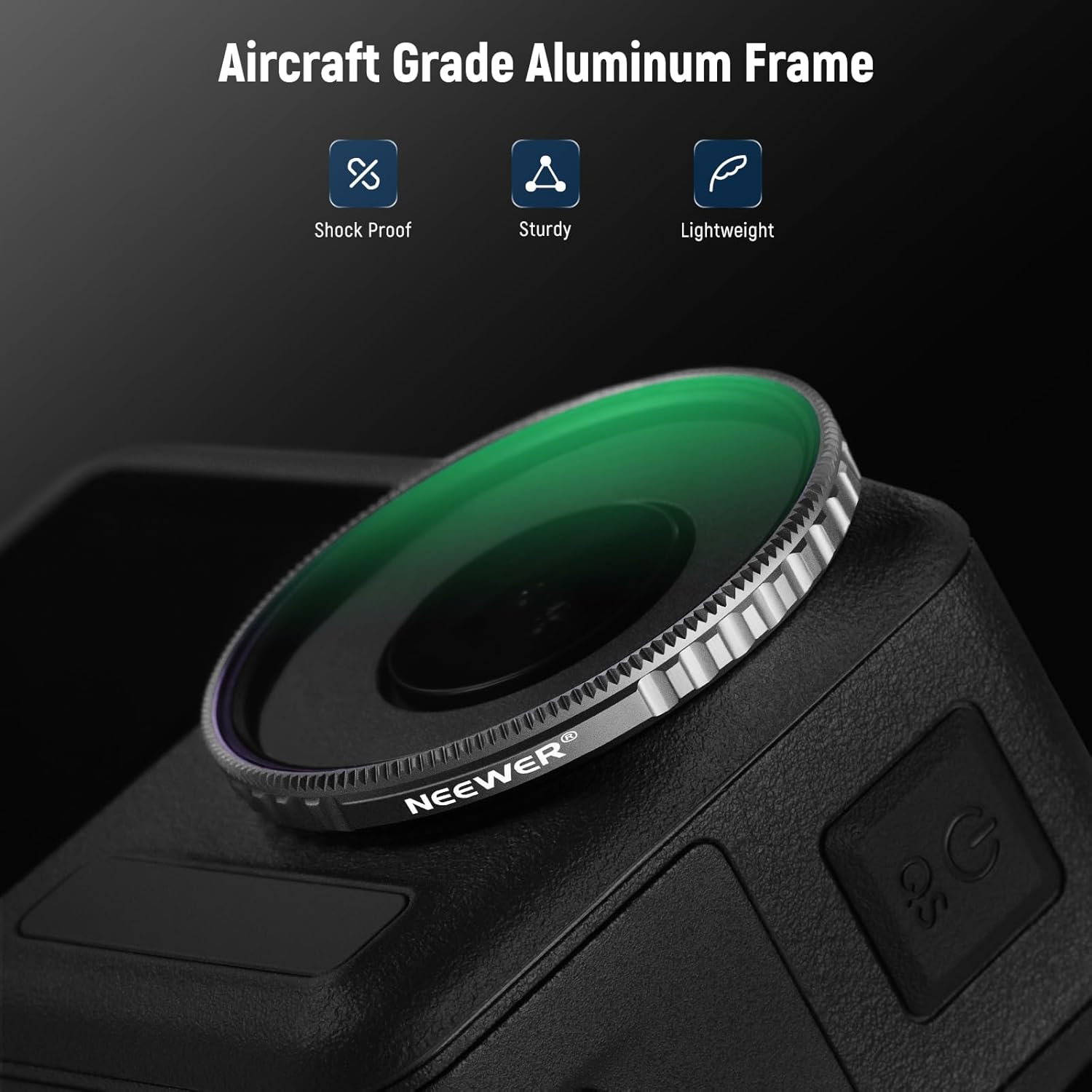 Thumbnail 5 de NEEWER Filtro CPL FL-N49 per DJI Osmo Action 5 Pro e Action 4: polarizzatore circolare regolabile