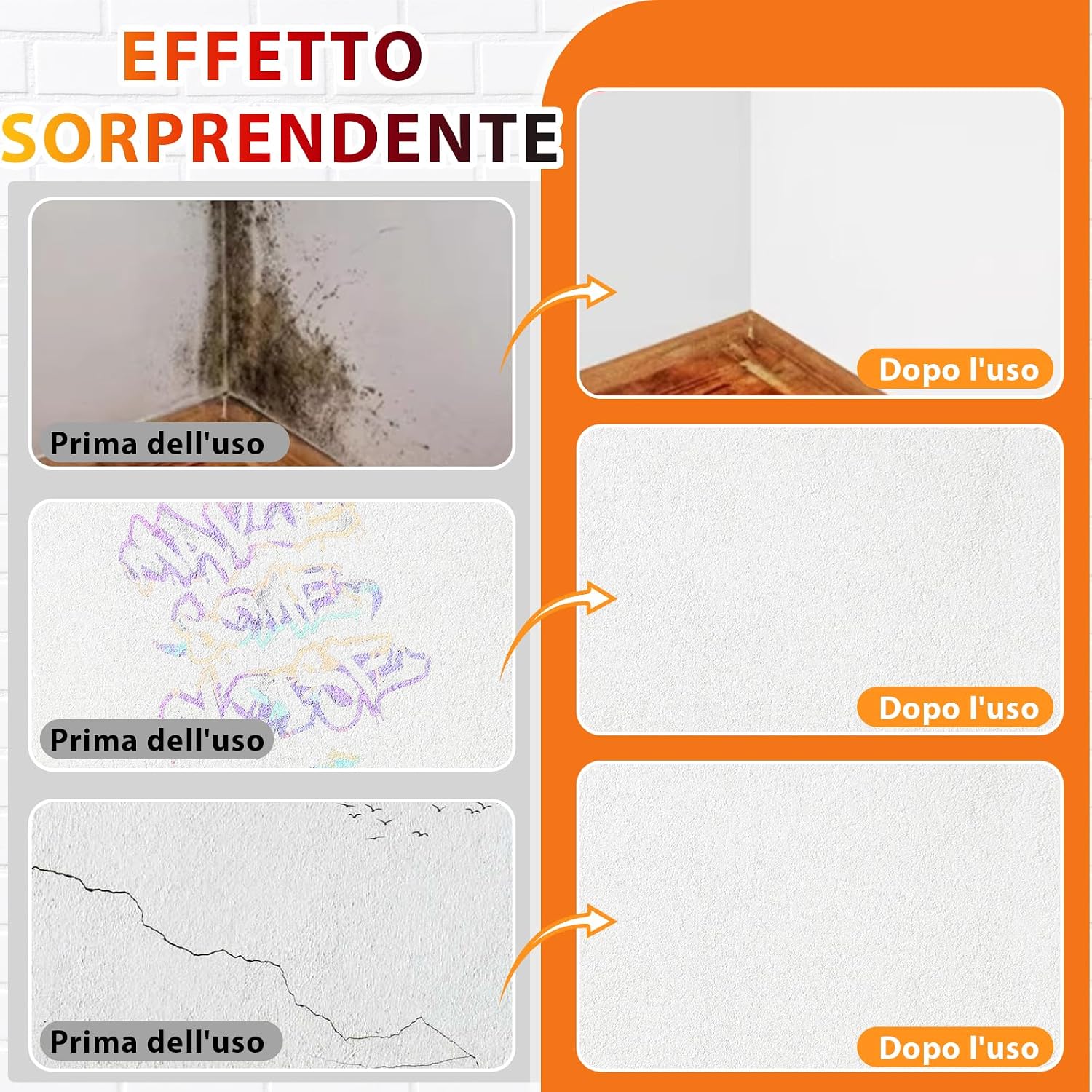 Detalle de Vernice Bianca Muro Interno 500g con Kit di Riparazione Portatile e Integrato
