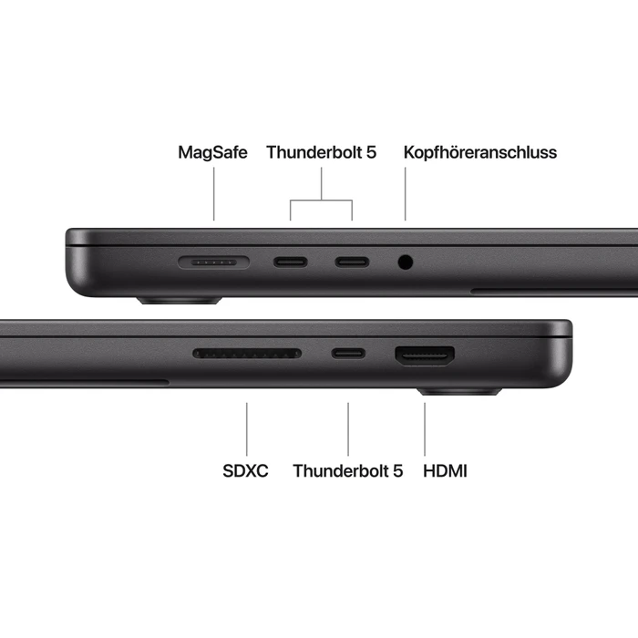 Thumbnail 6 de MacBook Pro 16" M5 Max von Apple (18‑Core CPU, 32‑Core GPU) mit 36 GB RAM und 2 TB SSD