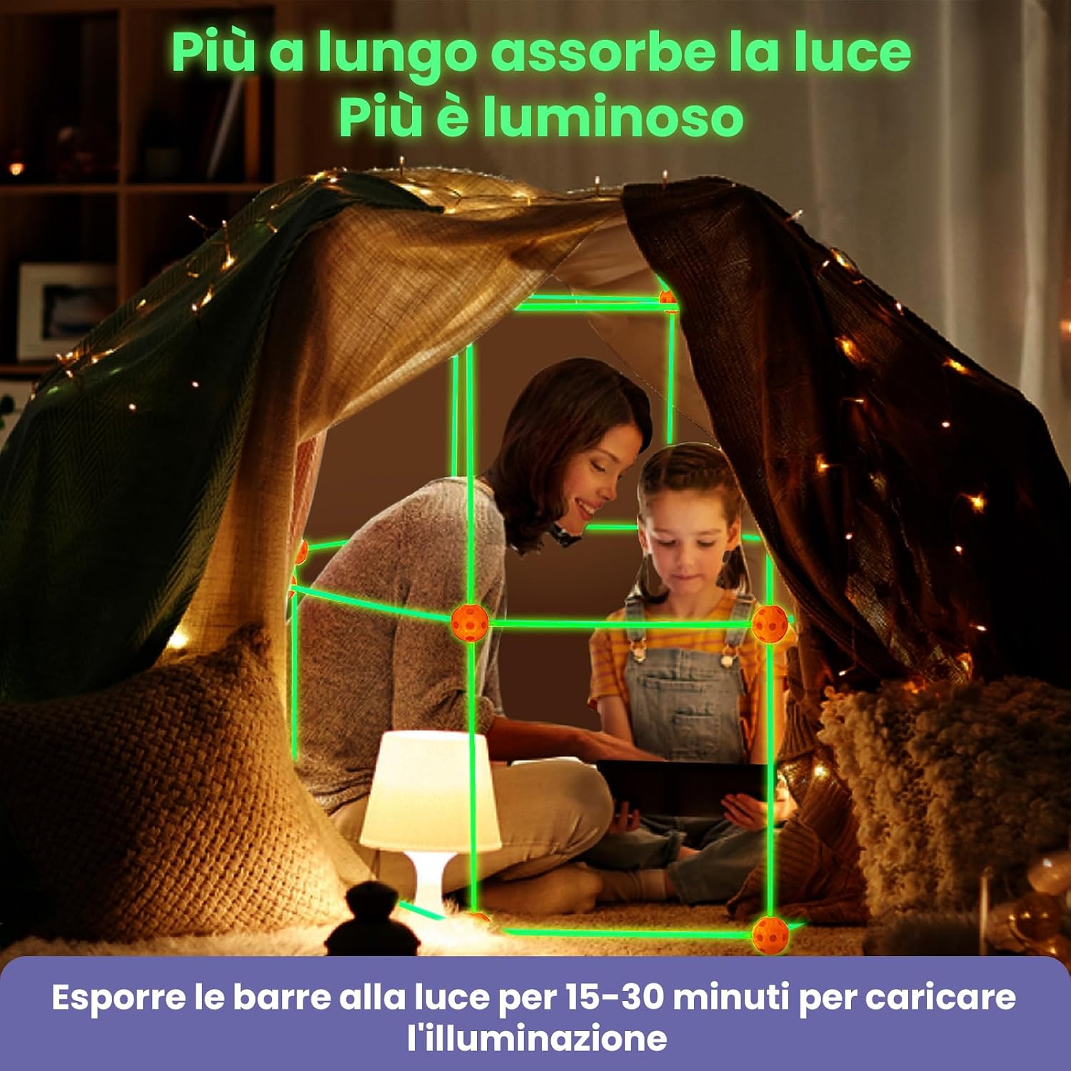 Detalle 2 de Tiny Land Kit di costruzione del forte 130 pezzi