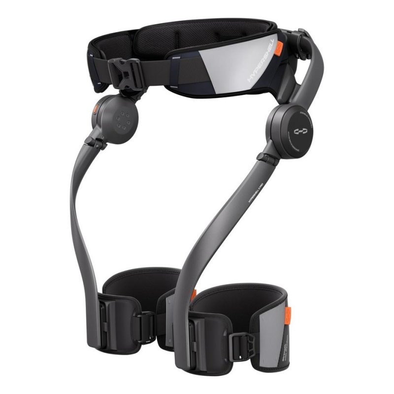 Detalle de Hypershell X Pro Upper-limb: exoesqueleto gris/negro de 800W para uso dinámico