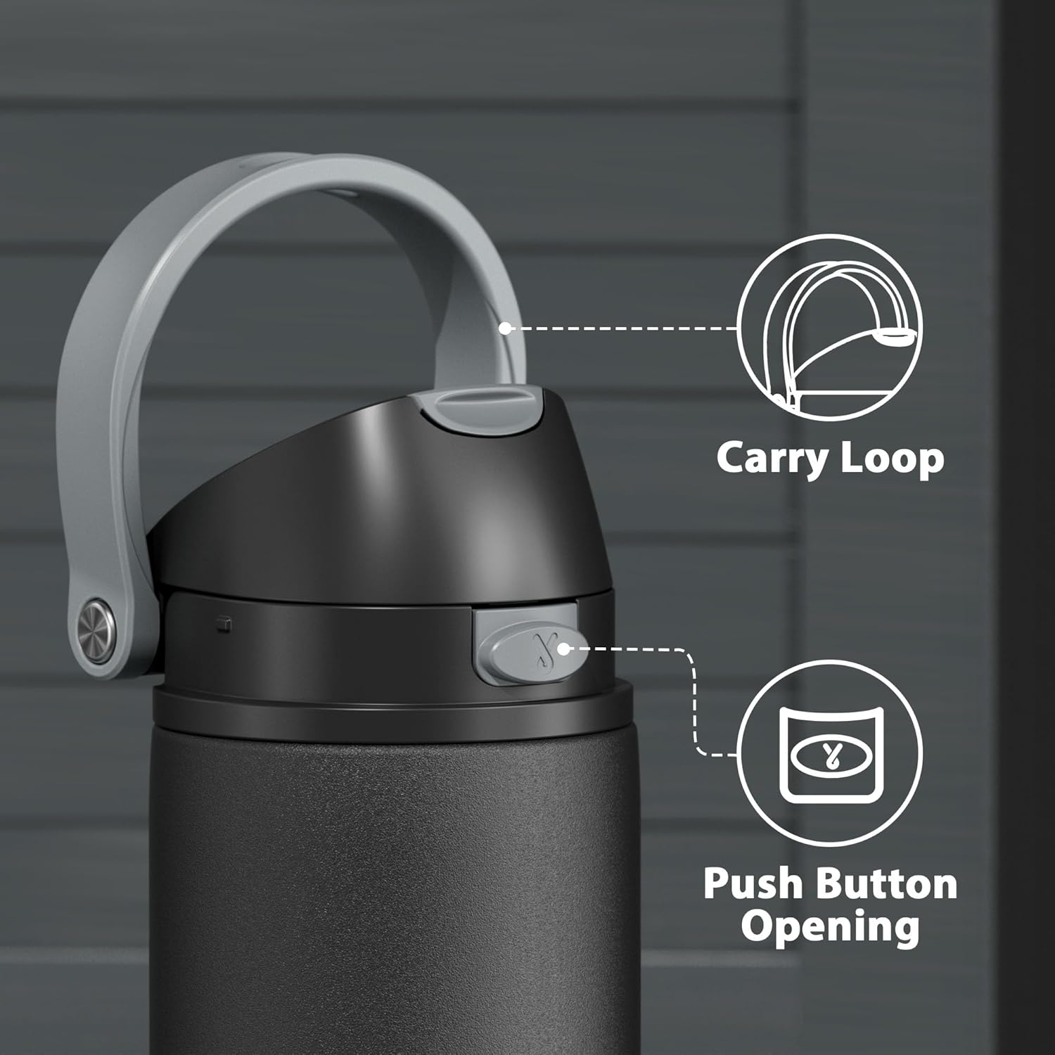 Thumbnail 5 de Meoky Stainless Steel 24 oz Bottle 🥤