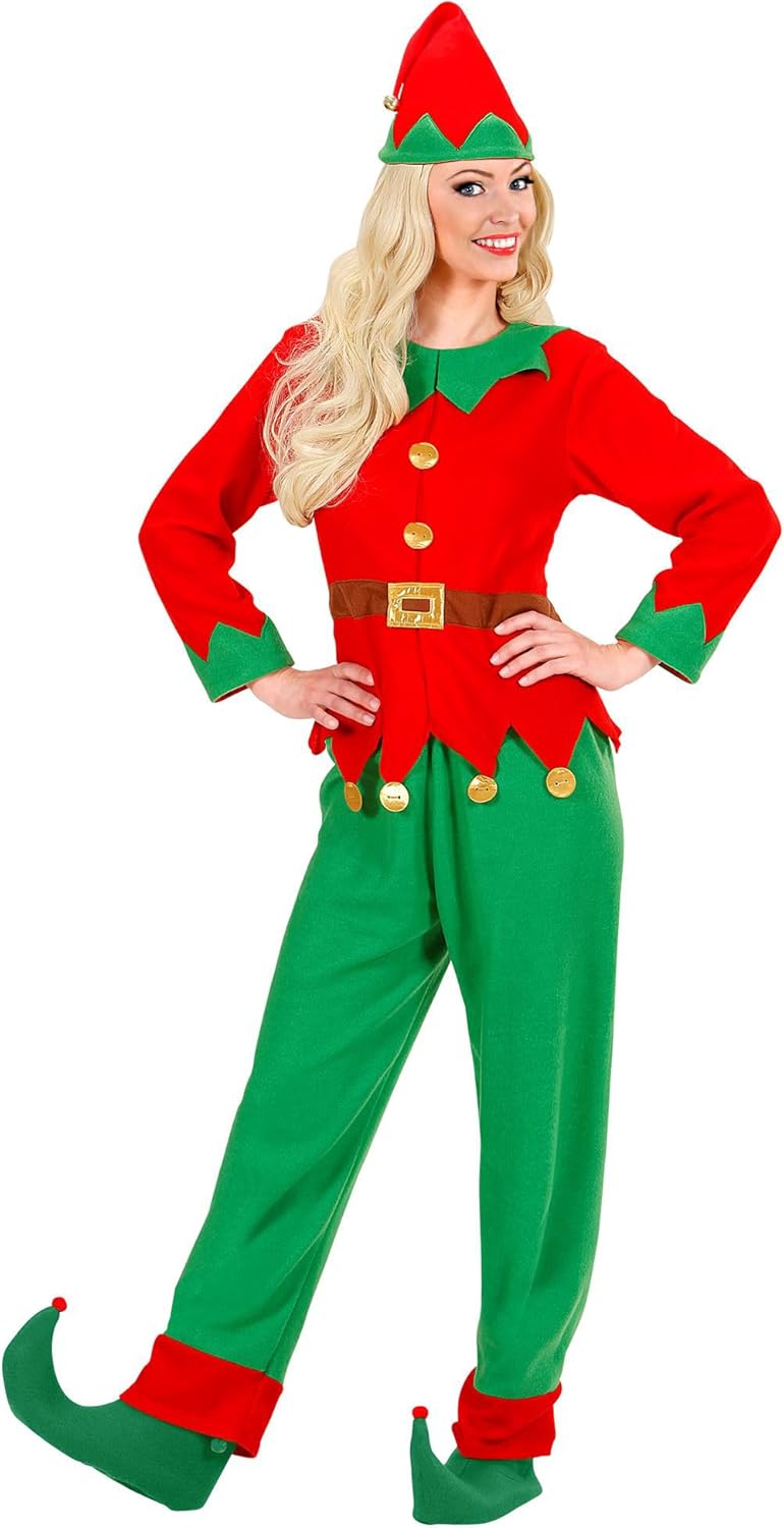 Thumbnail 1 de WIDMANN MILANO Party Fashion Elf Santas Helfer Kostüm-Set für Erwachsene (Größe M)