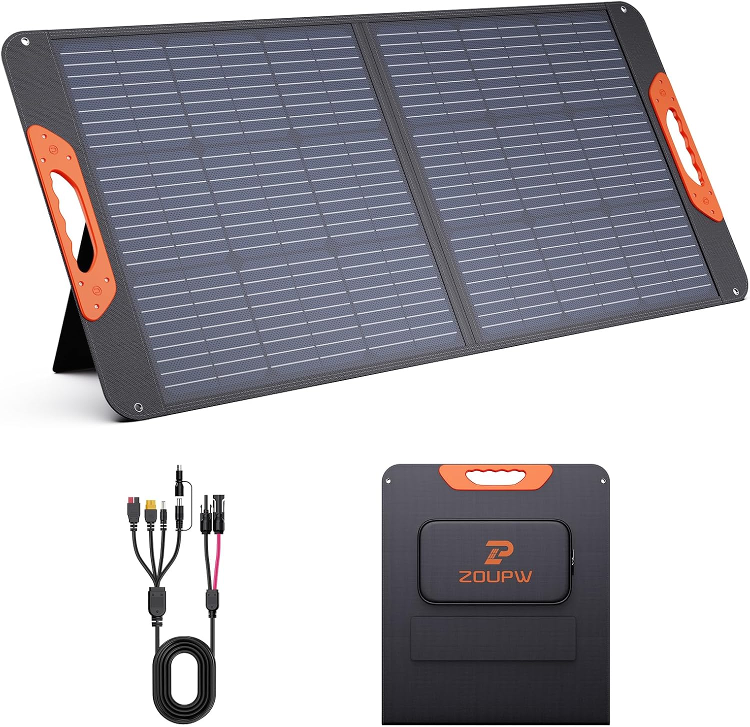 Detalle de ZOUPW 100W Portable Solar Panel ⛺