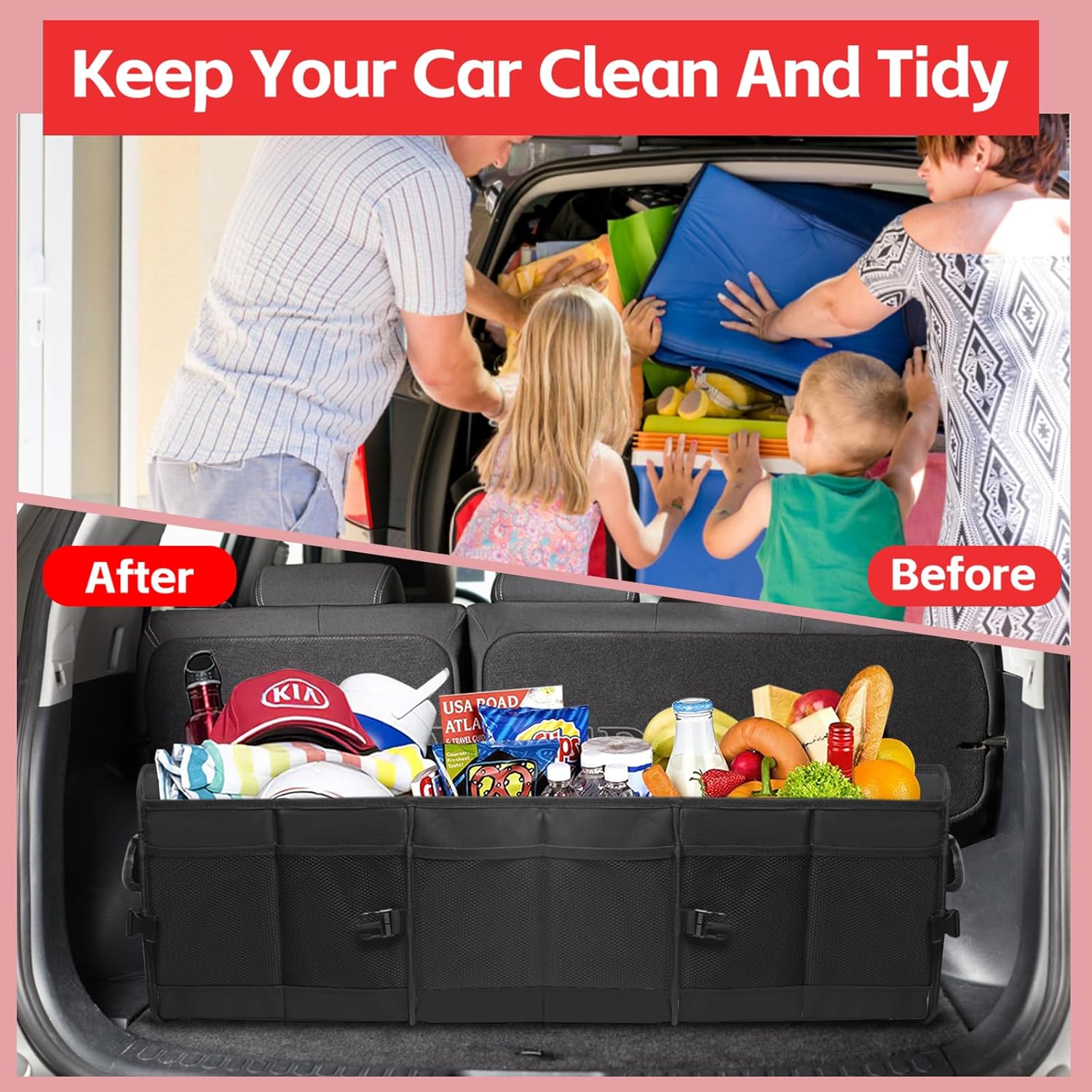 Thumbnail 6 de Snuopfy Car Trunk Organizer 95 L