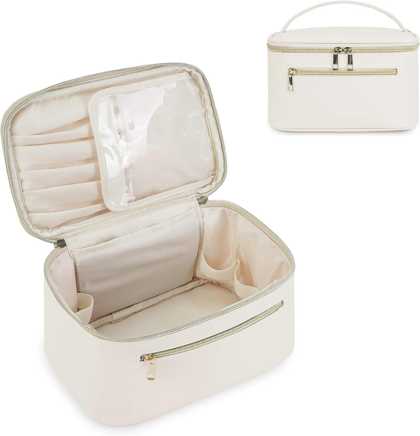 Detalle de Wandering Nature Makeup Bag, Vegan Leather