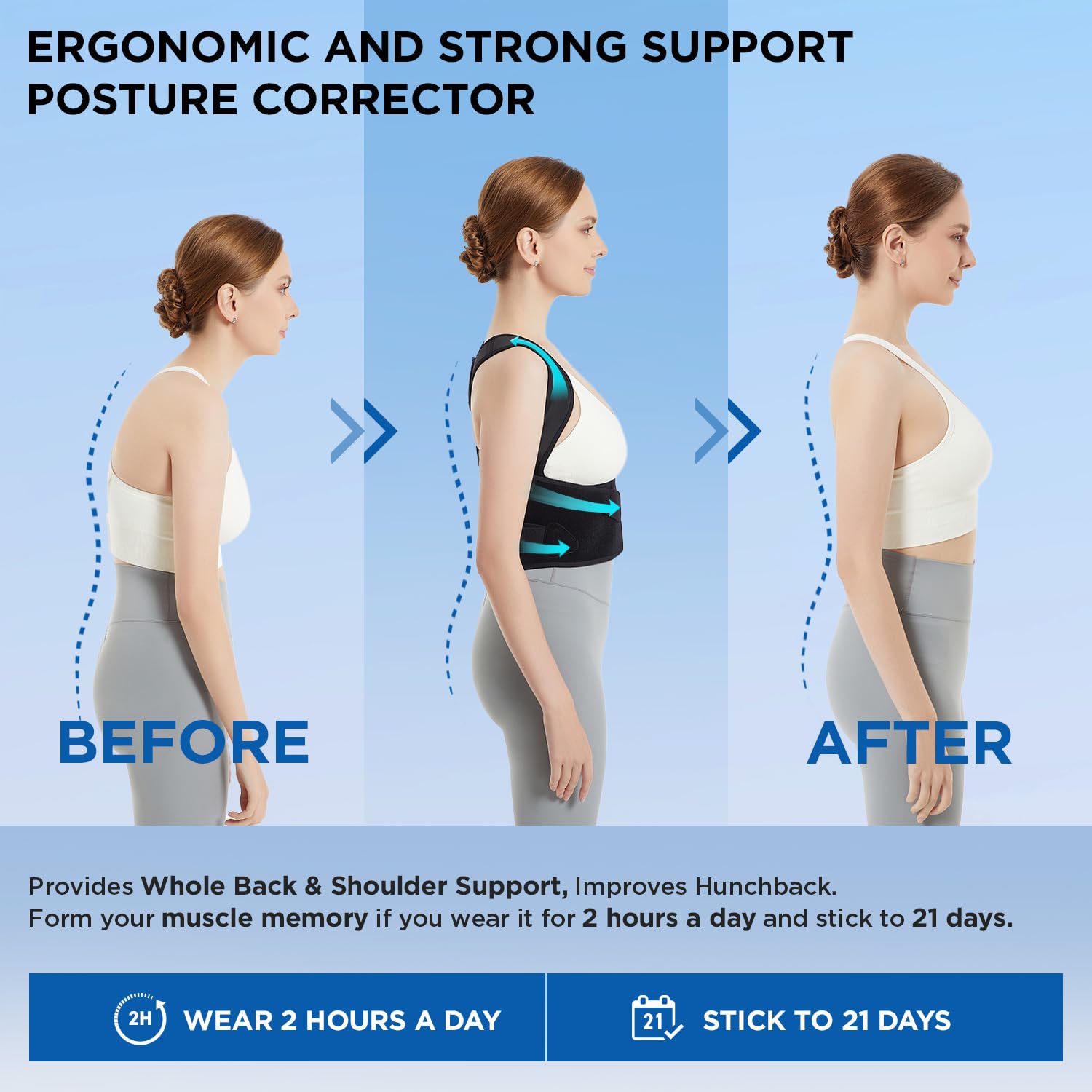 Detalle 2 de Vicorrect Posture Corrector Medium