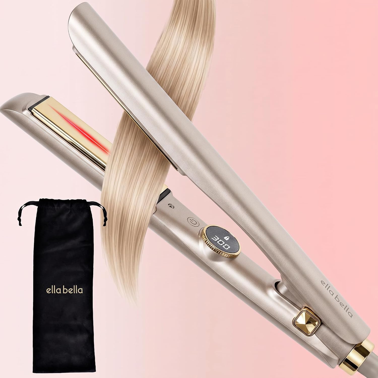 Detalle de ELLA BELLA Hair Straightener, Titanium