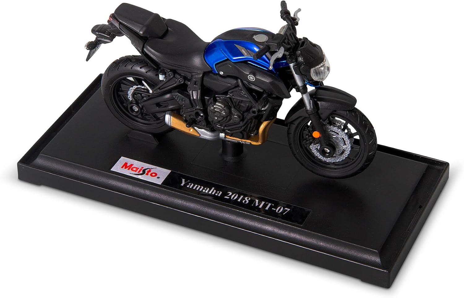 Thumbnail 5 de Maisto Yamaha MT07 M34007-18855 schaalmodel 1:18, zwart metaal