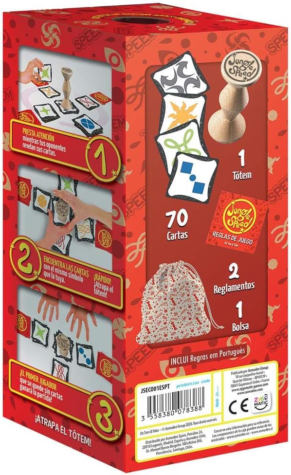 Thumbnail 1 de Jungle Speed – Versione spagnola: semplicità, velocità e divertimento in confezione ecologica