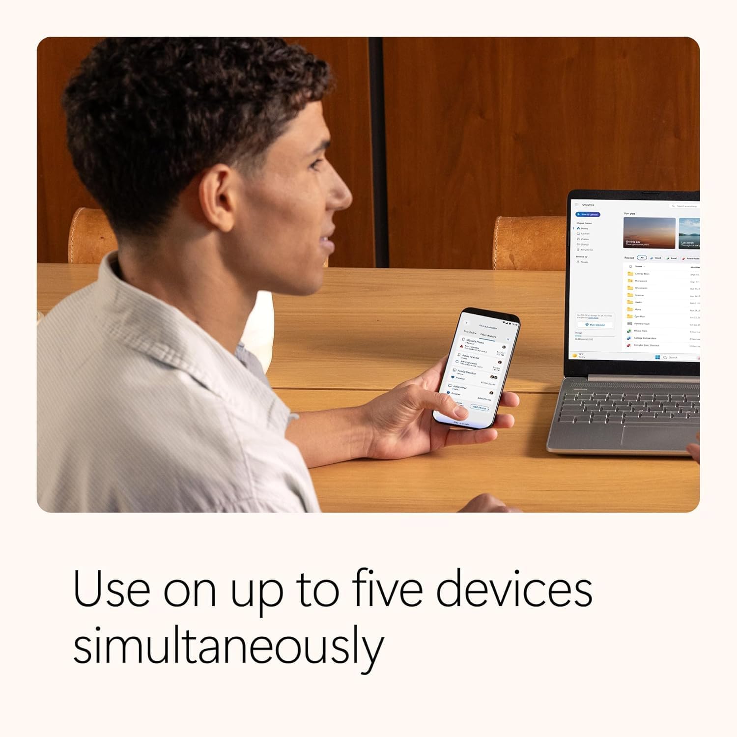 Detalle de Microsoft 365 Personal: 1 user, 1TB cloud storage and AI‑powered Office apps