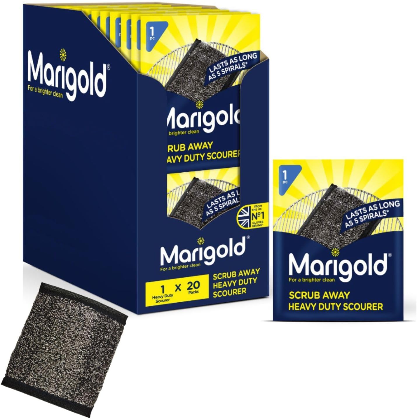 Marigold Scrub Away Stainless Steel Scourers
