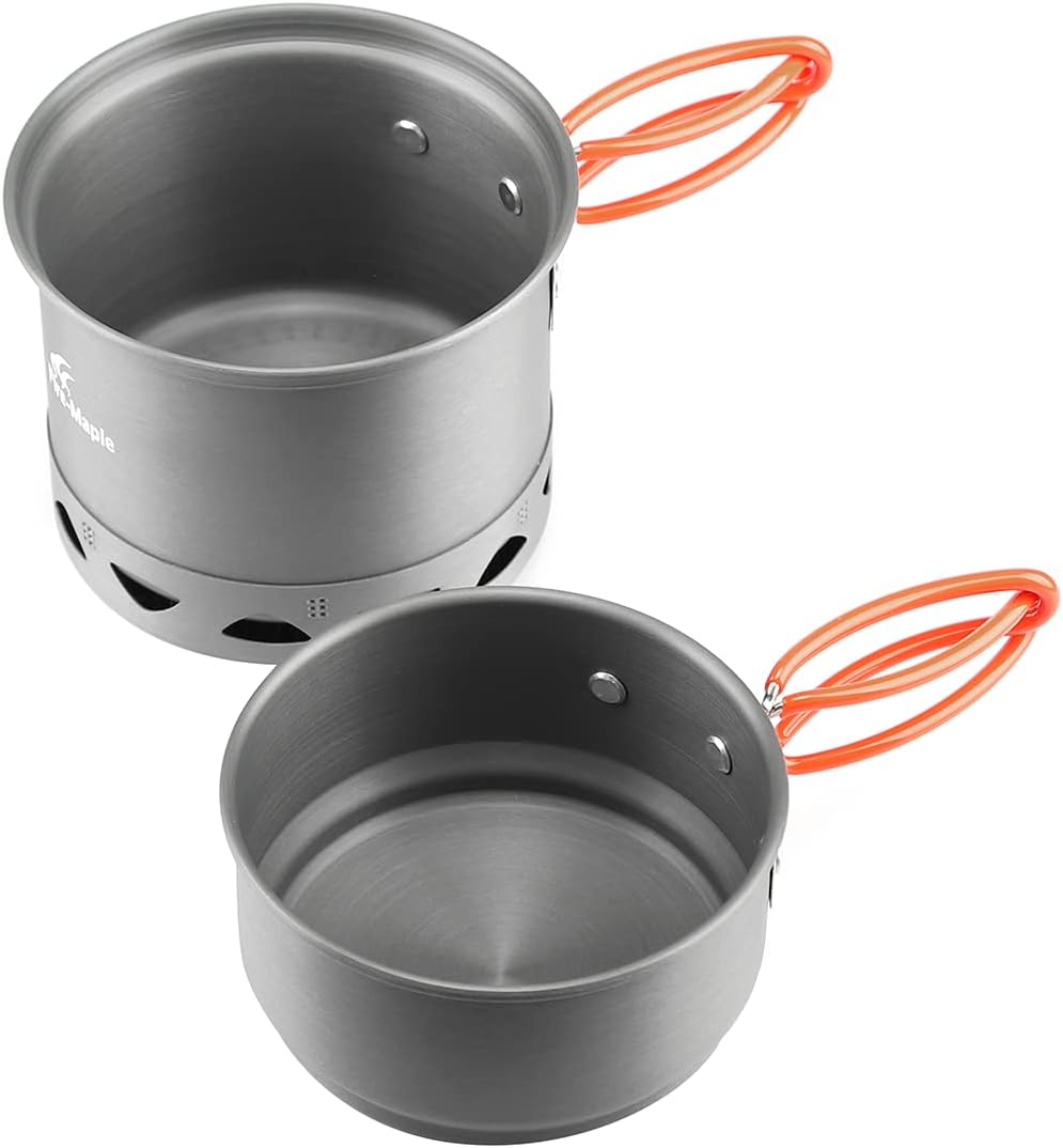 Detalle de Fire-Maple Camping Pot Bowl Foldable Ultralight 1-Person Cookware Set