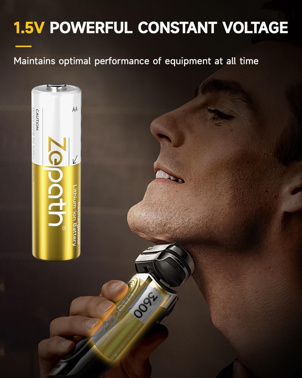 Detalle 2 de Zepath 4 x AA 3600mWh rechargeable batteries