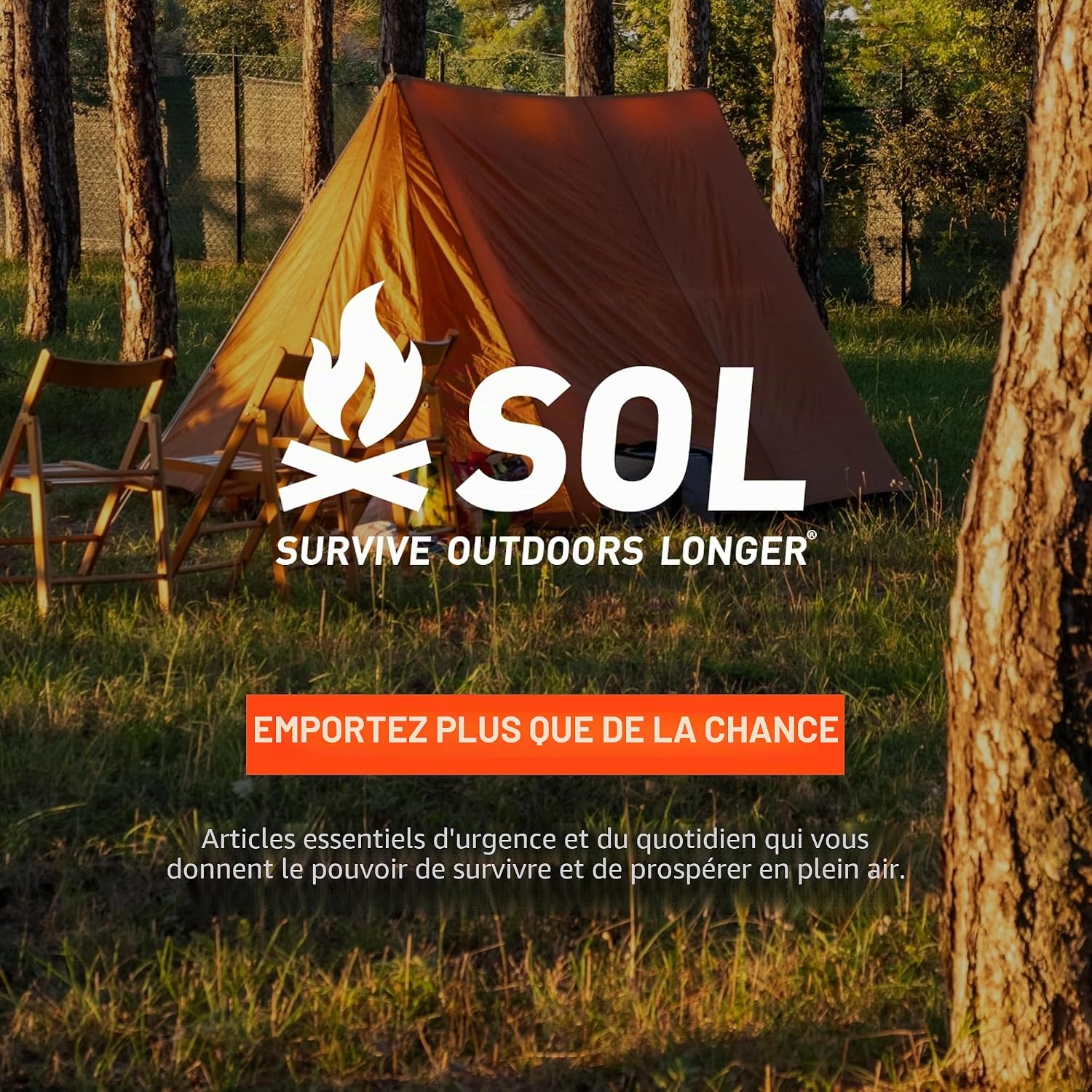 Thumbnail 6 de Sol Escape Bivouac XL avec Capuche Orange