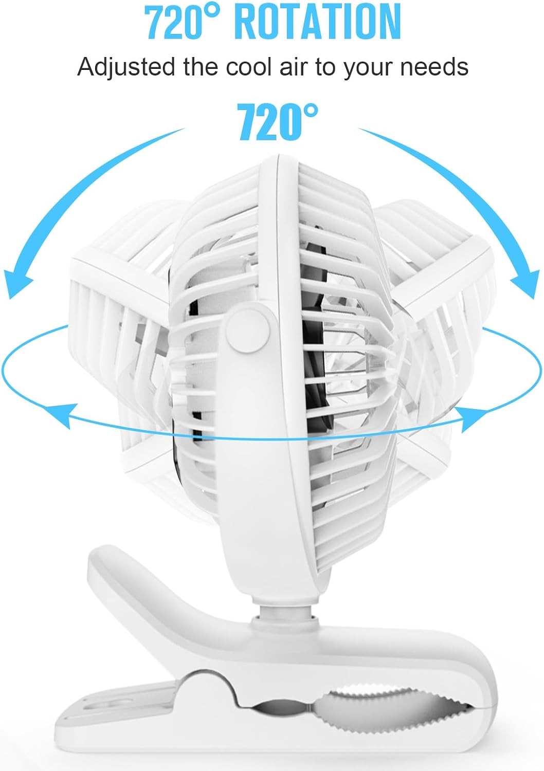 Thumbnail 5 de HONYIN Mini USB Clip Fan